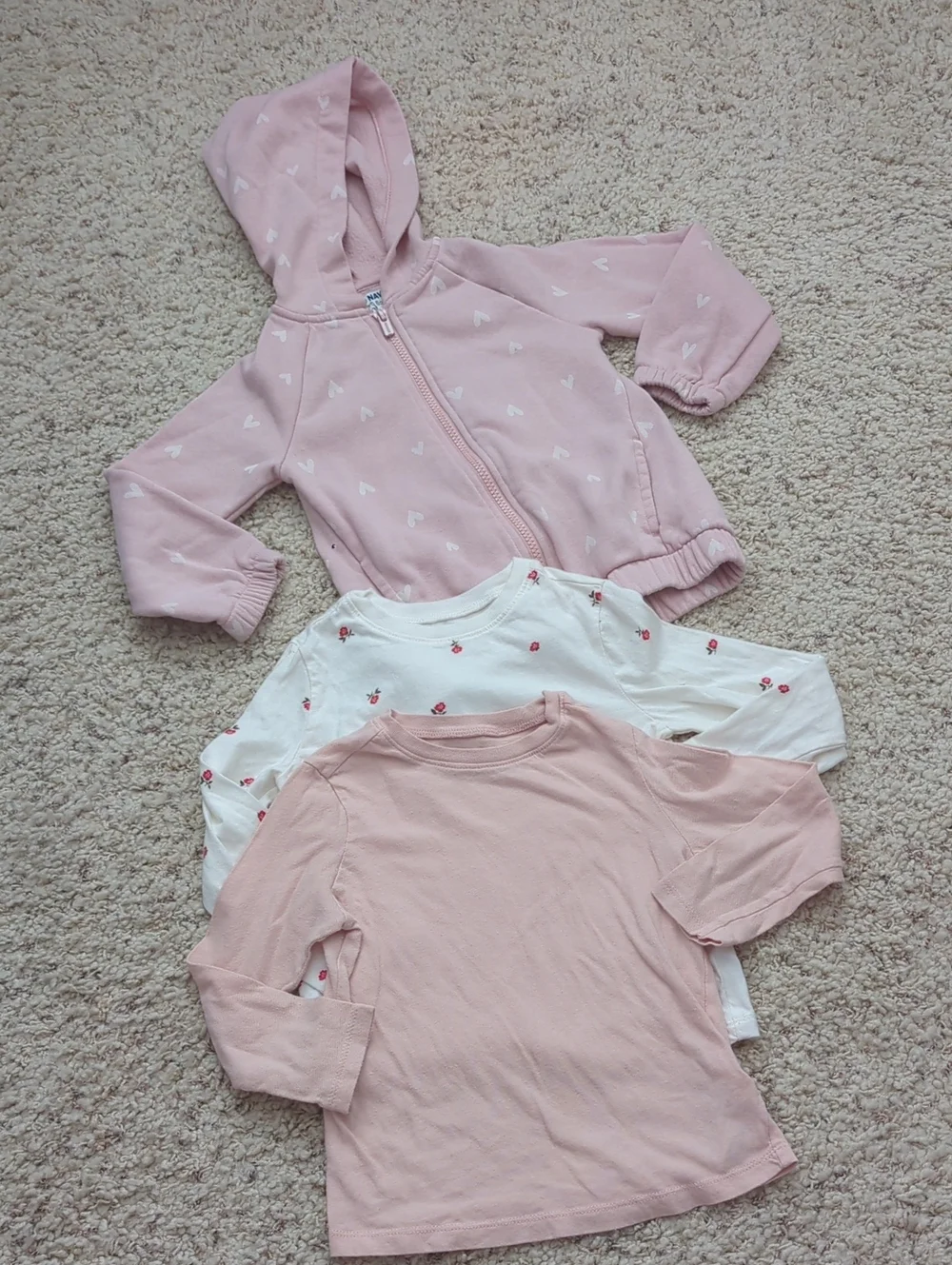 Old Navy 3 Pc Tops & Hoodie Bundle 4T